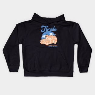 Panama City Beach Florida Surfing Paradise Kids Hoodie